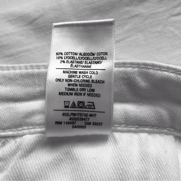 JOE’S Hi Honey High Rise Bootcut White Side Slits Raw Hem - Picture 11 of 11